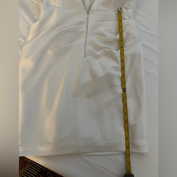 Rime Arodaky inspired /custom mini dress puff sleeve - Picture 11 of 11